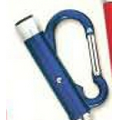 LED Torch Light w/ Projector Logo (Carabiner)